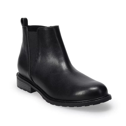 Sonoma Goods For Life® Lottie Women's Chelsea Boots, Size: 10 Wide, Black