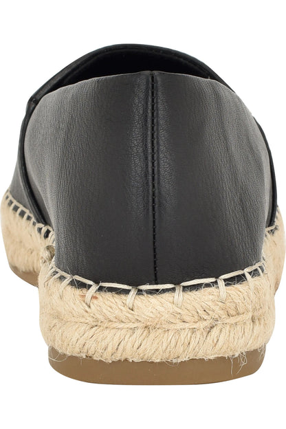 Calvin Klein Popular Espadrille Flat, Black (Size 10)