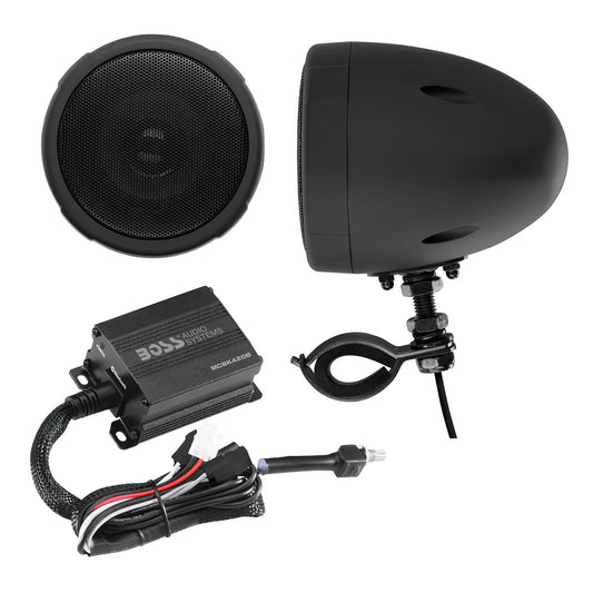 Boss MCBK420B 2.0 Speaker System - 600 W RMS - Vehicle Mount - Wireless Speaker