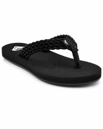 Roxy Porto IV Women's Sandals Black : 6 M