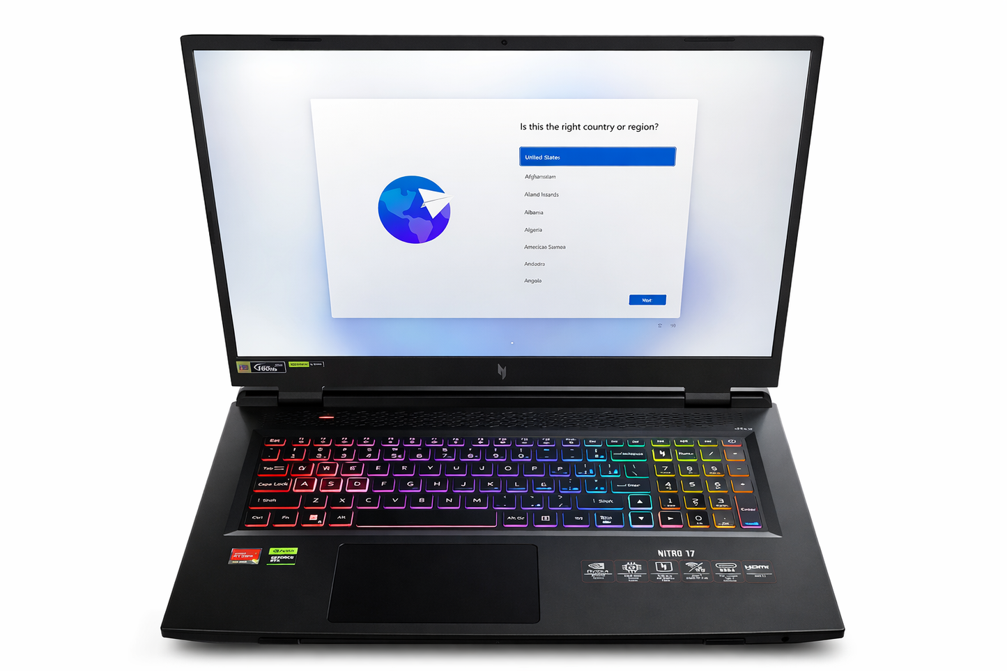 Acer Nitro 17 AN17‑41 Gaming Laptop