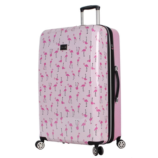 Betsey Johnson 30'' Flamingo Strut Spinner Luggage