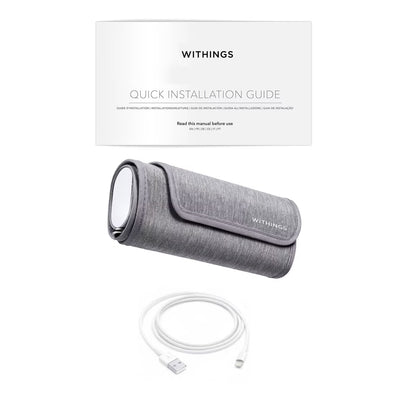 Withings - BPM Connect - Wi-Fi Smart Blood Pressure Monitor - White/Gray
