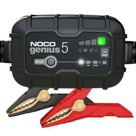NOCO GENIUS5 5A 6V/12V Smart Battery Charger / Maintainer