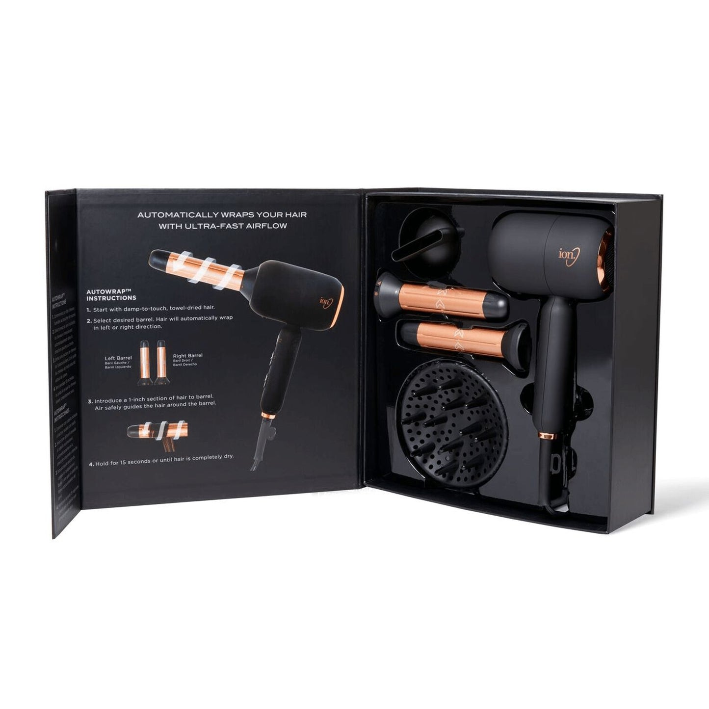 ion Luxe 4‑in‑1 Airstyler – Autowrap™ Ionic Styling System