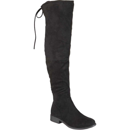 Journee Collection Womens Mount Over-The-Knee Boots Black 7.5 M