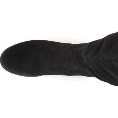 Journee Collection Womens Mount Over-The-Knee Boots Black 7.5 M