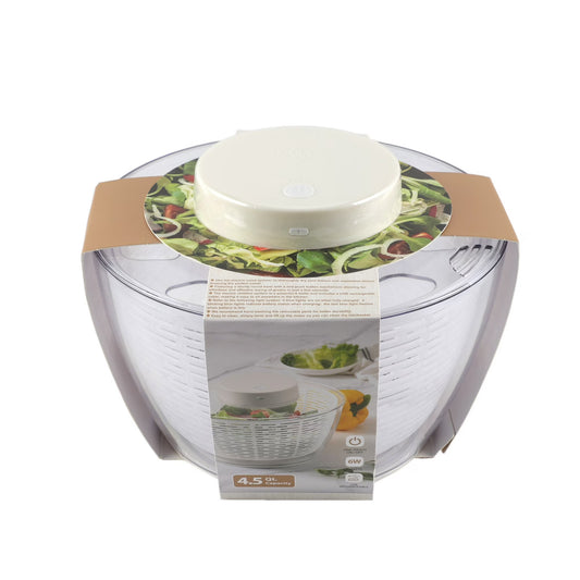 Cook With Color 4.5qt Round Electric Salad Spinner