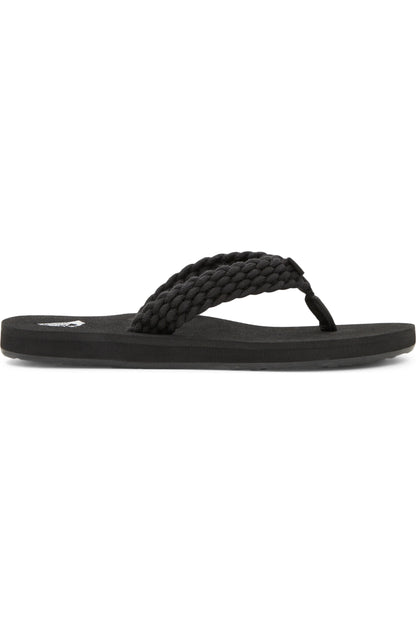 Roxy Porto IV Women's Sandals Black : 6 M