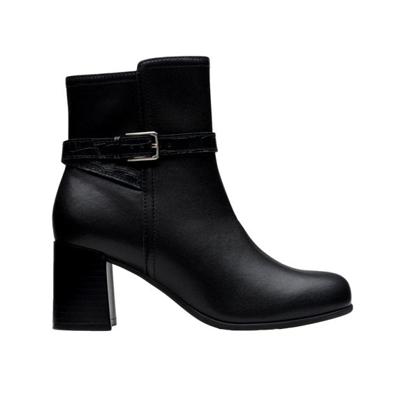 Clarks Collection Keir Black Leather
