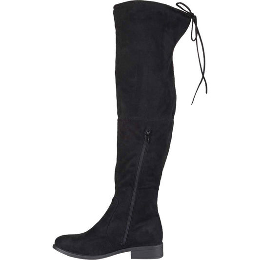 Journee Collection Womens Mount Over-The-Knee Boots Black 7.5 M