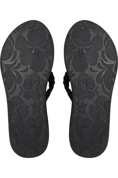 Roxy Porto IV Women's Sandals Black : 6 M