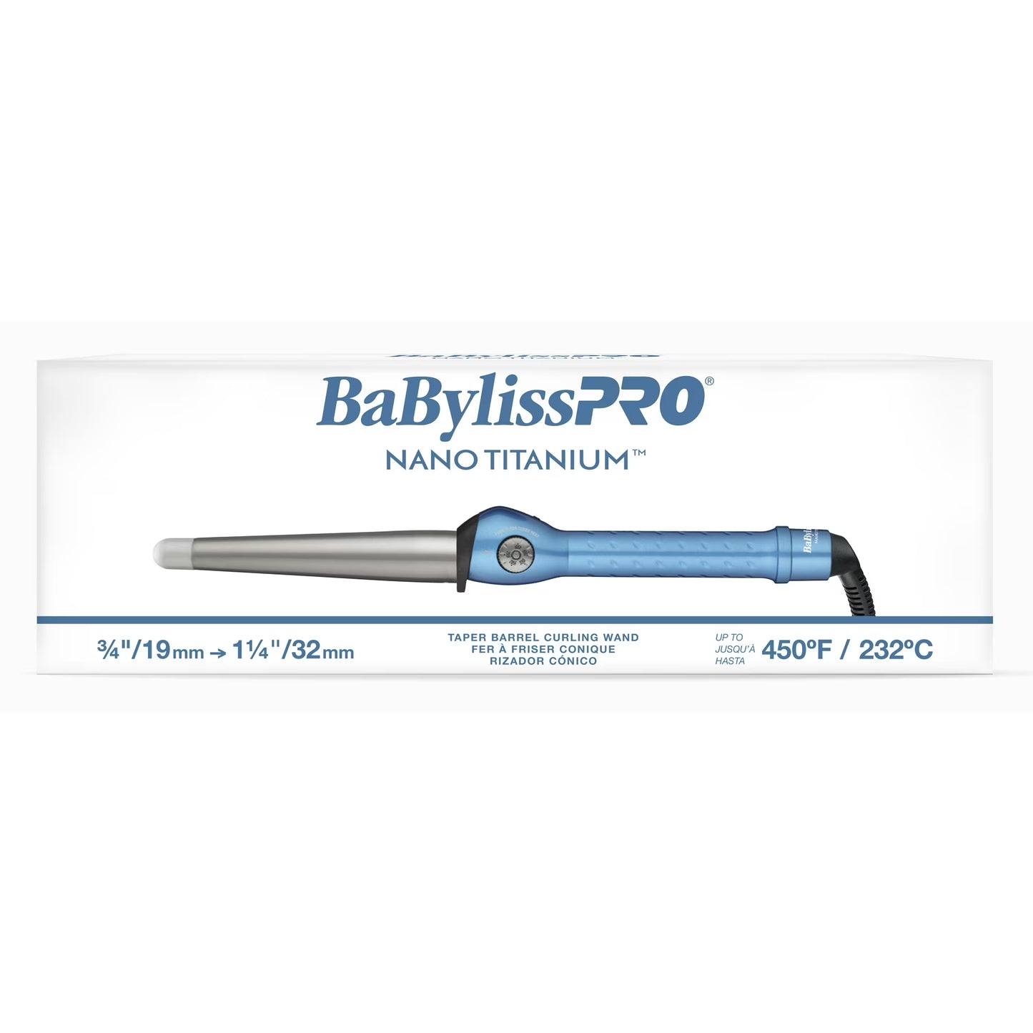 BaBylissPRO Nano Titanium Conicurl Iron , 1-1/4" (B004Q0OB2S)