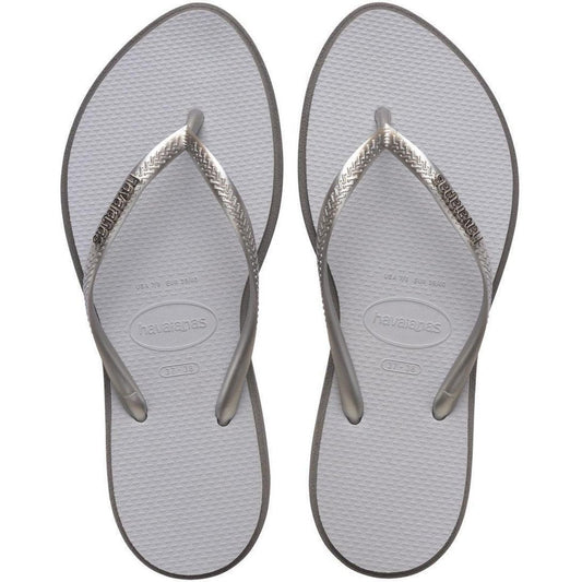 Havaianas Slim Point women's flip-flops in Steel Gray