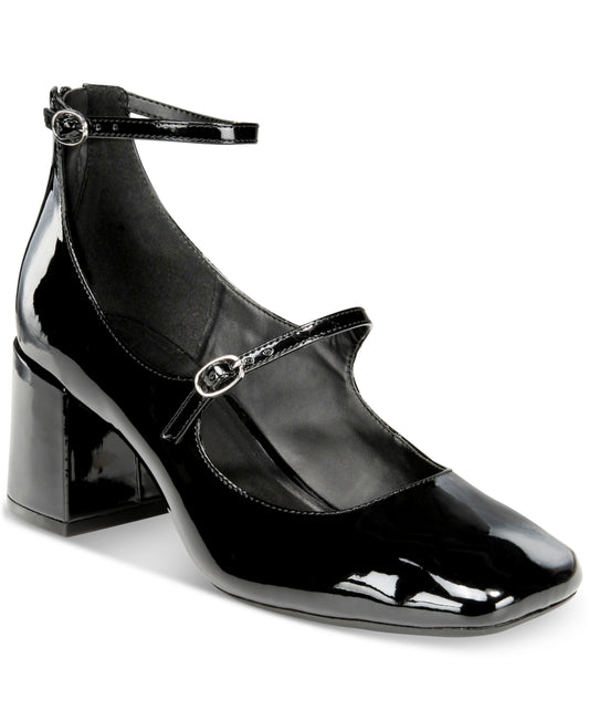 On 34th Tonii Mary Jane ankle-strap pumps in black patent