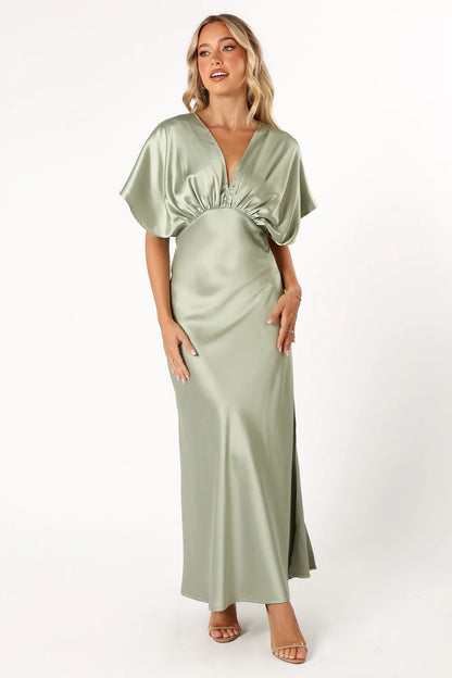 Petal and Pup | Women's Ricki Maxi Dress - Sage