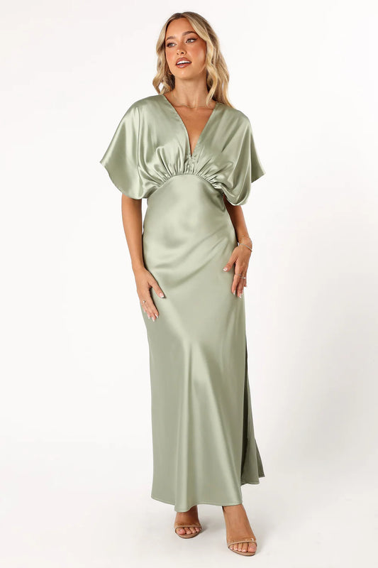 Petal and Pup | Women's Ricki Maxi Dress - Sage