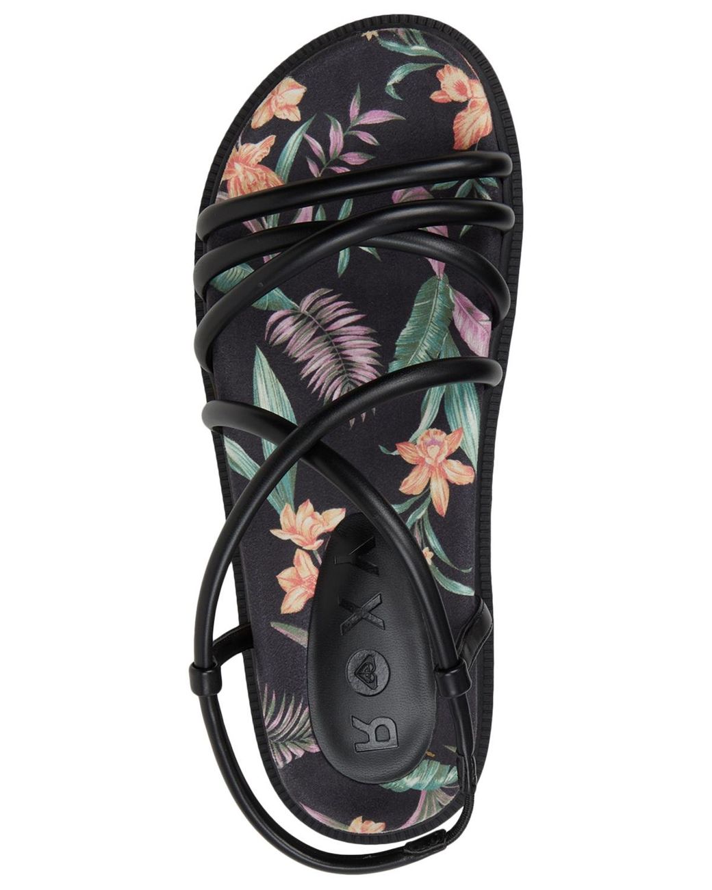 Roxy Brooke strappy sandals in Island Floral