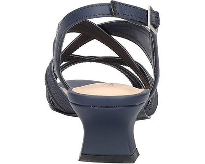 Easy Street Women’s Tristen Dress Sandal – Black (8M)