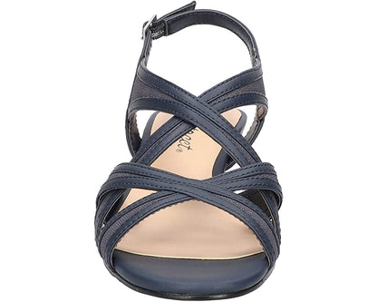 Easy Street Women’s Tristen Dress Sandal – Black (8M)